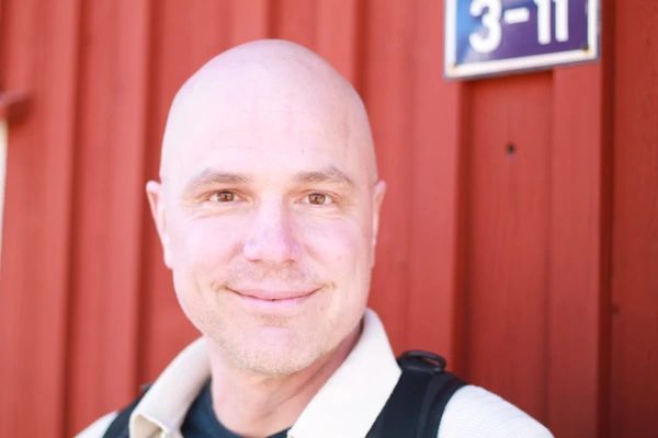 Porträttfoto av Andreas i Falun
